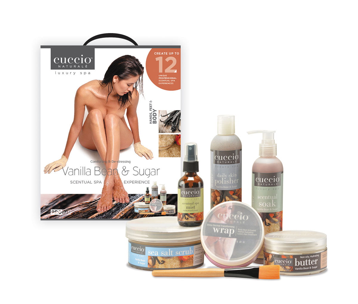 cuccio - серия продукти ванилия и кафява захар